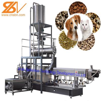 China Service in place operation teaching pet food extruder machine for sale