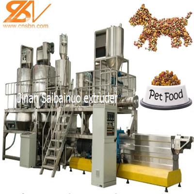 China Service in place operation teaching pet food extruder machine for sale