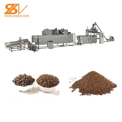 China 1000-1500kg/H Dry Type Fish Feed Extruder For Catfish Shrimps for sale