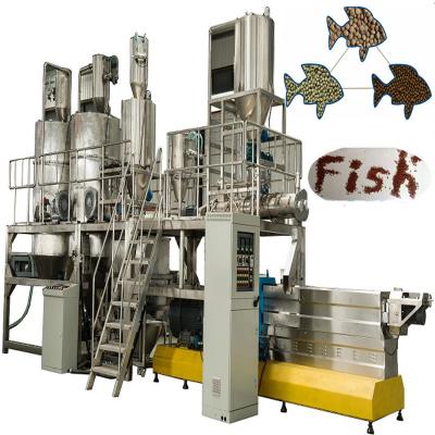 China Twin Screw 2TPH Floating Fish Feed Pellet Making Machine Electricity Energy for sale