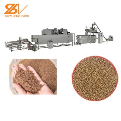 China 2000-6000 kg/h Grass Floating Fish Feed Extruder Fish Feed Machines for sale