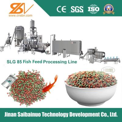 China Máquina de flutuação da transformação de produtos alimentares do peixe-gato da extrusora da pelota da alimentação dos peixes do aquário seco molhado à venda