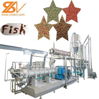 China 1-4t/H Aquatic Feed Floating & Sinking Fish Feed Processing Machinery for sale