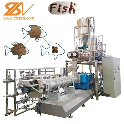 China Pet Food Floating Sinking Fish Feed Making Machine 0.1-6t/H for sale