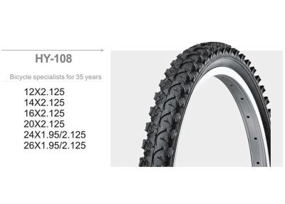 China 14x2.125 20x2.125 24x1.95/2.125 26x1.95/2.125 child bike and MTB bicycle tyre for sale