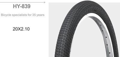China Size 20x2.10 black rubber tire for bicycle child for sale