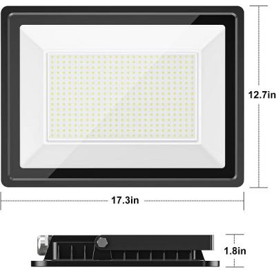 China Remote Control Waterproof LED Flood Light 400W 40000lm 5000K  With Plug for sale