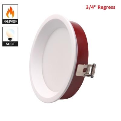 China Anti Glare Dimmable LED Downlights 6 Inches 15w 1000lm Fire Rated for sale