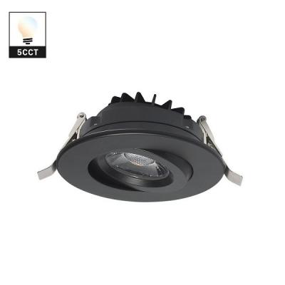 China Fire Resistant Dimmable LED Downlights 5cct 12W 1000lm Residential for sale