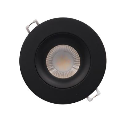 China Leading Edge negro Dimmable LED Downlights 3,5
