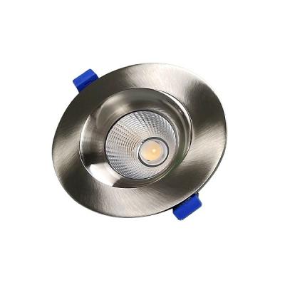 China Smooth LED Tri Colour Downlights ,  4 Inch LED Gimbal Recessed Lighting 850lm for sale
