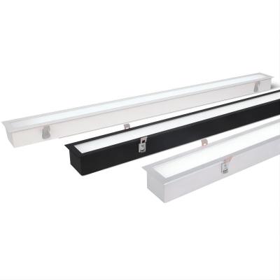 China Custom Recessed LED Linear Strip Light 440lm Aluminum Ceiling Mount for sale