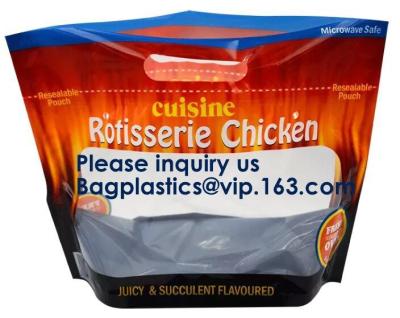 China Chicken Plastic Packaging Pouch Bag,Custom Printed Rotisserie Chicken Bags Roast Chicken Packaging Bag, Bagease, Bagplas for sale