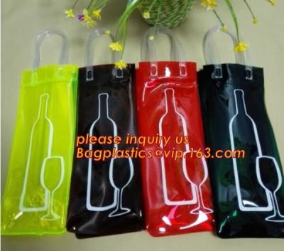China wine bottle holder, wine bottle carrier, Wine Chill Bag, pvc cool bag, waterproof pvc cooler bag, chill bag, wine bottle for sale