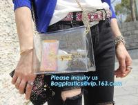 China Forme a bolso del hombro de la bolsa de asas del PVC el bolso transparente de la playa del PVC, bolso transparente s crossbody de las señoras del pvc de la moda en venta