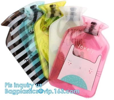 China Winter Outdoor Pvc Hot Water Bottle Bag, pvc hot water bag fomentation, Water Bottle Ice Bag With Knitted Covers, water for sale