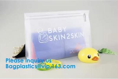 China Waterproof eva pouch Zip Lock Custom Clothing Bag LDPE HDPE CPE PPE PVC Plastic Slider Zipper Bag for sale