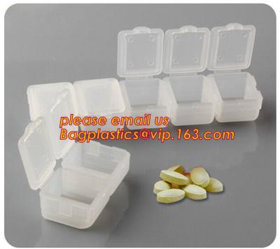 China Monthly Pill Case Pill Organizer Pill Box With PU Leather Bag Leather Case, 7 Day Weekly Medicine Pill Organizer Am Pm P for sale
