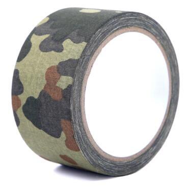 China Multi design camouflage cloth adhesive duct tape for outdoors,Camouflage Casting Butyl Tape,Camo Outdoor Camouflage Tape for sale