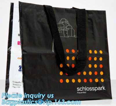 China Promotional plastic laminated custom shopping pp woven bag, logo pp woven shopping bag,reusable pp bag woven,recycle pp for sale