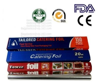 China Food grade catering aluminum foil roll, Foodservice Aluminium Foil Roll for sale