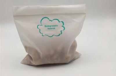 China Eco PLA 100% Biodegradable Corn Starch Compostable Plastic Zipper Bag,Resealable PLA Biodegradable Poly D22/EPI PAC Bag for sale