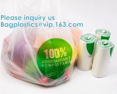 China Cassava Biodegradable Food Storage Fruits Fresh Bags, Quart Size, Gallon Size, Food Storage Bags, Freezer Bags On Roll for sale