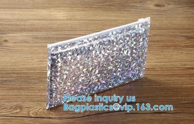 China Holographic Metallic Bubble Mailer Gift Packaging Glamour Colorful Silver Shades Foil Cushion Padded Shipping Envelopes for sale