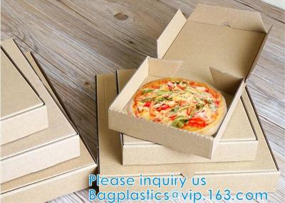 China 7inch 9inch 10inch 12inch 16inch Handle Pizza Box Custom Printing For Take-Out CORRUGATED BOARD for sale