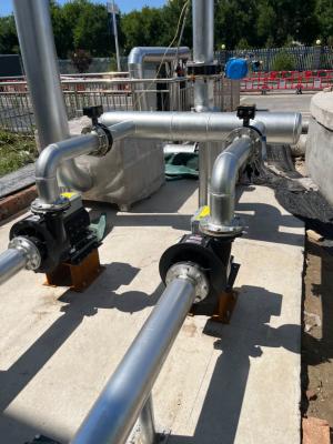 Chine Sécurité Système de traitement des gaz d'échappement Pompes à eau en circulation économes en énergie à vendre