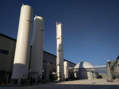 China Unidad de recuperación de argón de biogás automático Tanque de almacenamiento de gas de doble membrana en venta