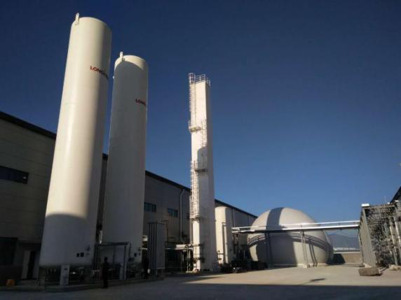 Quality Auto Biogas Argon Recovery Unit Double Membrane Gas Storage Tank for sale