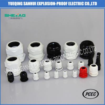 China High quality Factory Top Grade Watertight  Plastic Material Cable Gland IP68 with CE with all kinds color for sale