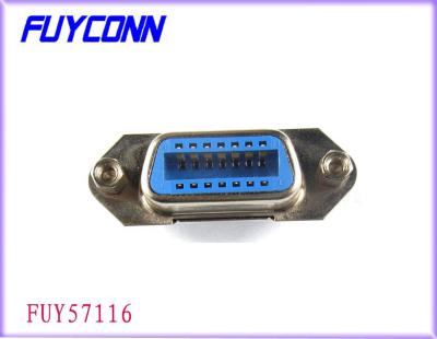 China 14 24 36 50 Pin Female Straight Angle PCB Champ Connector With PBT Insulator Material for sale