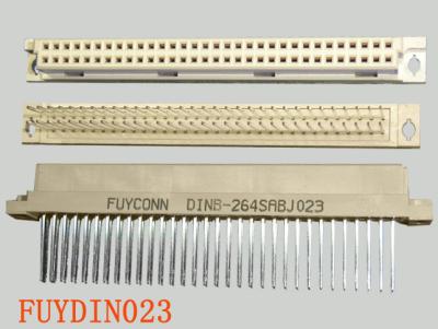 China DIN Type 2 rows 64 Pin Receptacle B Type Eurocard DIN 41612 Connector, Straight PCB Connector 2.54mm pitch for sale