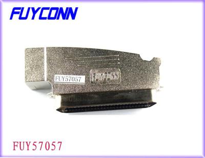 China Amphenol 957 100 Pin Centronics Connector Male Plug IDC Type With Zinc Cover for sale