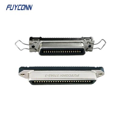 China 36pin Parallel Port Printer Connector , 50 / 64 Pin Solderless PCB Centronics Connector for sale