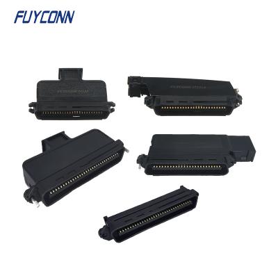 China TYCO AMP RJ21 Connector IDC 50pin , Male Centronics Connector With Plastic Hood for sale