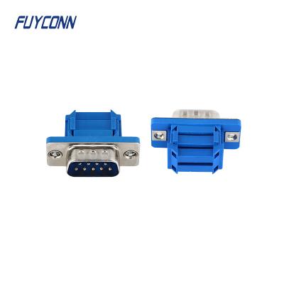 China Crimping Cable IDC Ribbon Connector , Male 9pin Ribbon D-SUB Connector for sale