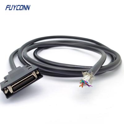 China HPCN SCSI 36 Pin Straight Male SCSI Connector Cable Assembly MDR 36 Way for sale