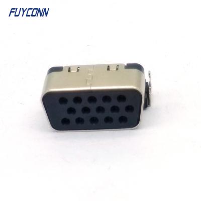 China VGA D-SUB Connector 15pin Female 0.9mm Lower Profile for sale