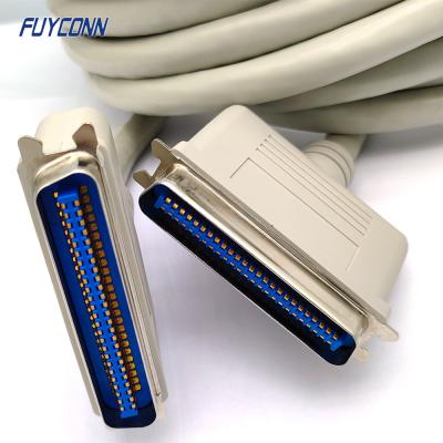 中国 IEEE-1284 50pin Solder Cup Centronics Connector Parallel Printer Cable CN50 To CN50 販売のため