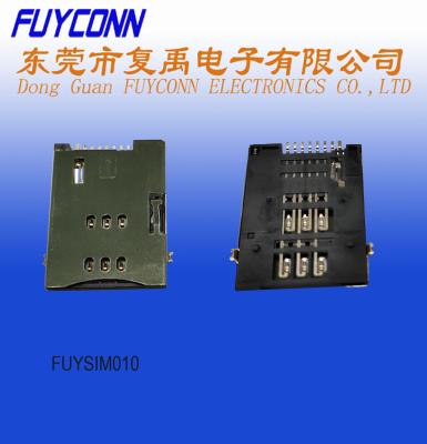 China 1000mΩ Feets SIM Push Pitch 5.25 LCP Card Connector for sale