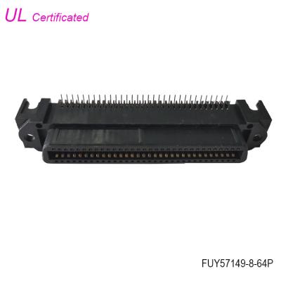 中国 貝のない直角PCB 64 PinのCentronicsメス コネクタ32pairs 販売のため