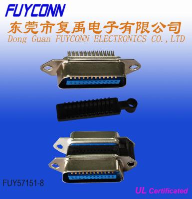 China GPIB24P Male Centronics IEEE488 Connector IDC Crimping Type with Wire Clip for sale