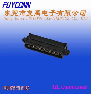China TYCO RJ21 25 Pair Male Centronic Champ IDC Connector with Cable Clip Certificated UL en venta