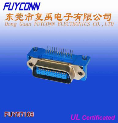 China DDK 14 24 36 50Pin Centronic PCB Right Angle Male Connector 2.16mm pitch for sale