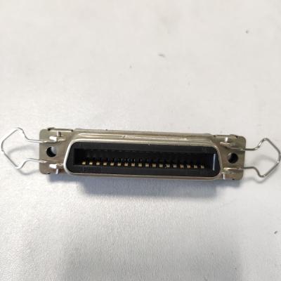 China PBT 36 Pin Centronics Female Connector With Press Pin Contact for sale