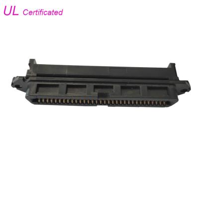 China 32pairs 64Pin TYCO Crimping Type IDC Female RJ21 Connector With Wire Clip for sale