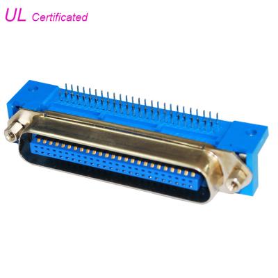 China Centronic 50 Pin Champ Right Angle PCB Connector, Male Ribbon Connectors Certified UL for sale